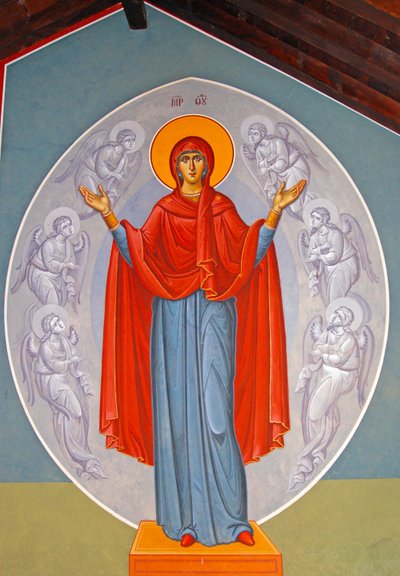 The Virgin Mary Surrounded by Angels, Cyprus by Cypriot